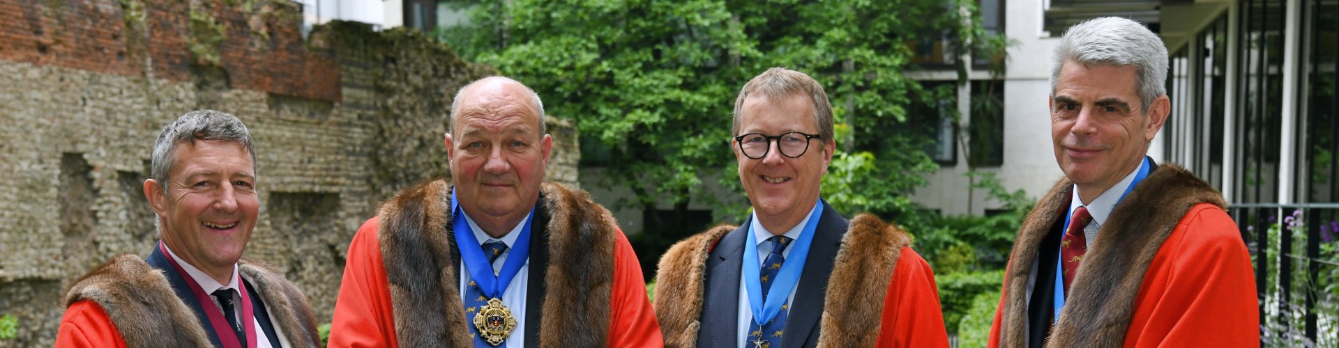 A picture of the Master and Wardens on Salters Election Day 2026 A picture of the Master and Wardens on Salters Election Day 2026